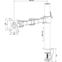 Iiyama Der einfache und funktionelle Einzel-Monitorarm -...