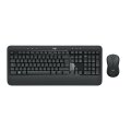 Logitech 920-008675 - Kabellos - RF Wireless - Membran Key Switch - QWERTZ - Schwarz - Weiß - Maus enthalten