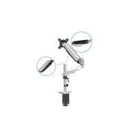 DIGITUS DA-90351 - Monitor Tischhalterung bis 27" flexible Gasfederhalterung,max 8kg, VESA 100x100