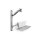 DIGITUS DA-90354 - Arbeitsplatz (Monitor, Tastatur) Wandmontage 27 Zoll, 6 kg, VESA 100x100, silber