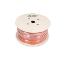 DIGITUS DK-1743-VH-5 - CAT 7 S-FTP Installationskabel, 1200 MHz Dca (EN 50575), AWG 23/1, 500m, simplex, orange