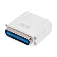 DIGITUS DN-13001-1 - Parallel Print Server, 1-Port 1x RJ45, 1x DB-36-pin male Centronics