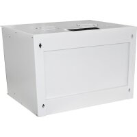 DIGITUS DN-19-07U-S-1 - 7HE Wandgehäuse, SOHO, unmontiert 370x540x400 mm, Glastür, grau