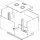 DIGITUS DN-19-09U-S-1 - 9HE Wandgehäuse, SOHO, unmontiert 460x540x400 mm, Glastür, grau