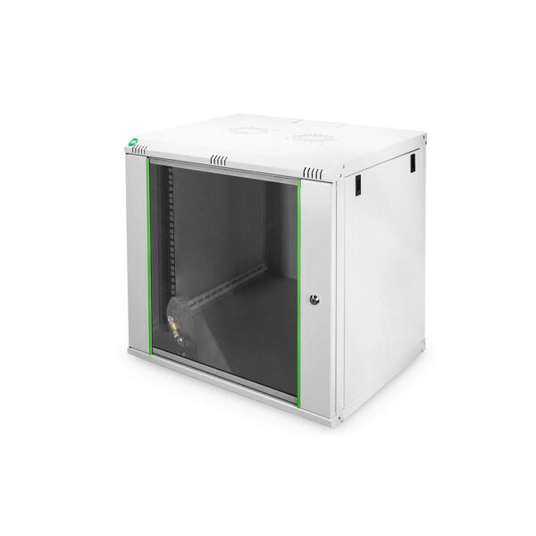DIGITUS DN-19-12U-EC - 12HE Wandgehäuse, Dynamic Basic 607x600x450 mm, Farbe Grau (RAL 7035)