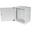 DIGITUS DN-19-12U-S-1 - 12HE Wandgehäuse, SOHO, unmontiert 595x540x400 mm, Glastür,grau