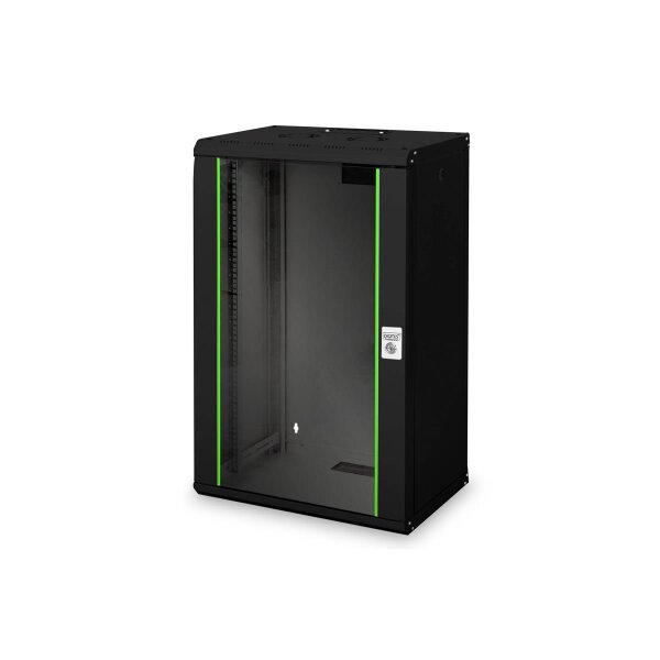 DIGITUS DN-19-20U-SW - 20HE Wandgehäuse, Unique 998x600x450 mm, Farbe Schwarz (RAL 9005)