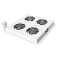 DIGITUS DN-19-FAN-4-N - Dachlüftereinheit für Unique Netzwerk & Dynamic 4 Lüfter, Thermostat, Schalter, grau (RAL 7035)