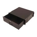 DIGITUS DN-19-KEY-3U-SW - 3HE abschl. Dokumentenabl. m. Griff 132x481x400 mm, Farbe schwarz (RAL 9005)