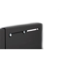 DIGITUS DN-19-PB-8U-SW - 8HE Wandmontage Patch-Halter,372x505x250 mm tiefenverstellbar, stapelbar, schwarz (RAL 9005)