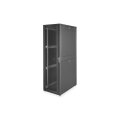 DIGITUS DN-19-SRV-42U-B-1 - 42HE Serverschrank, Unique, 2050x600x1000 mm perforierte Stahltüren, Farbe schwarz (RAL 9005)