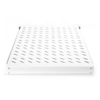 DIGITUS DN-19-TRAY-2-1000 - 1HE ausziehb. Fachboden für 1000 mm tiefe Schränke 44x483x720 mm, bis 65 kg, grau (RAL 7035)