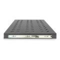 DIGITUS DN-19-TRAY-2-600-SW - 1HE ausziehb. Fachboden für 600 mm Tiefe Schränke 40x485x368mm, bis 25 kg, schwarz (RAL 9005)