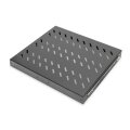 DIGITUS DN-19-TRAY-2-600-SW - 1HE ausziehb. Fachboden für 600 mm Tiefe Schränke 40x485x368mm, bis 25 kg, schwarz (RAL 9005)