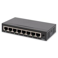 DIGITUS DN-80111 - Gigabit Ethernet Switch 8-port, unmanaged, Desktop