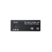 DIGITUS DN-82110-1 - Gigabit Medienkonverter, Multimode ST Stecker, 850nm, bis zu 0.5km