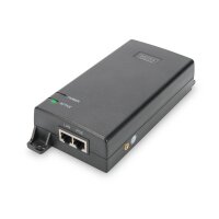 DIGITUS DN-95104 - PoE Ultra Injector, 802.3at Power Pins:4/5(+),7/8(-) and 3/6(+), 1/2(-), 60W