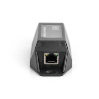 DIGITUS DN-95123 - Gigabit Ethernet PoE+ Repeater, 802.3at 1-port, Power Pins:3/6(+), 1/2(-), 22W