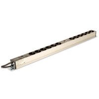 DIGITUS DN-95405 - Aluminium PDU, Rack Mount, 12x Schutzkontakt 2x 16A, 250VAC 50/60Hz, Überlastschutz