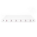 DIGITUS DN-96330-4 - LWL Spleißbox, 1HE, bestückt, 6x LC DX, OM4 inkl. Spleißkass., gefärbte Pigtails, Kupplungen
