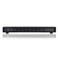 DIGITUS DS-43302 - HDMI Splitter, 8 Port, 1080p, 3D, High Speed 2.25 Ghz/225 MHz, Metall-Gehäuse, schwarz