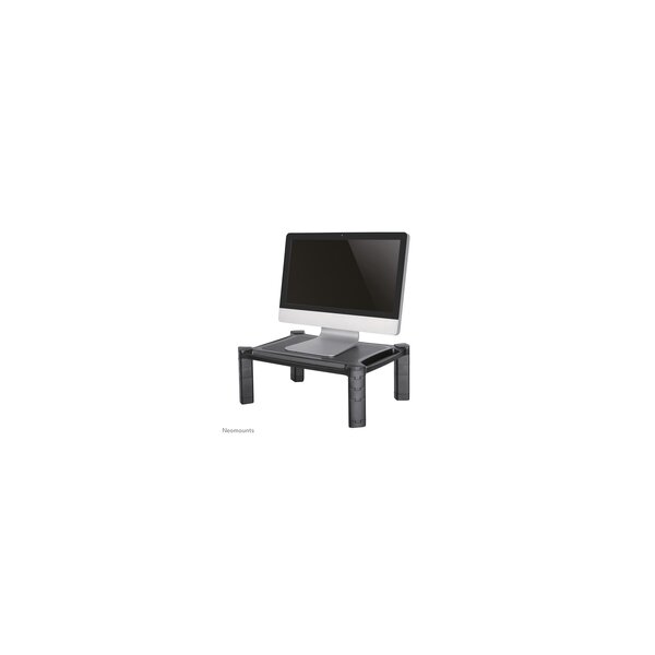 Neomounts NSMONITOR20 Monitor-/Laptop-Erhöhung - höhenverstellbar - universal - Freistehend - 10 kg - 25,4 cm (10") - 81,3 cm (32") - Höhenverstellung - Schwarz