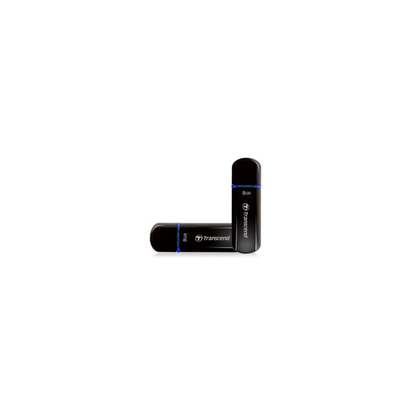Transcend JetFlash elite 600 - 8 GB - USB Typ-A - 2.0 - Kappe - 15 g - Schwarz
