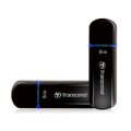 Transcend JetFlash elite 600 - 8 GB - USB Typ-A - 2.0 - Kappe - 15 g - Schwarz
