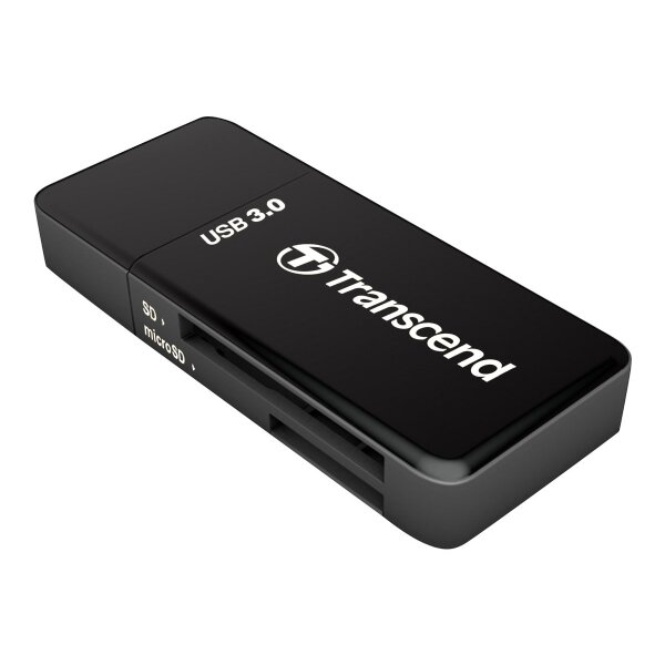 Transcend RDF5 - MicroSDHC - MicroSDXC - SDHC - SDXC - Schwarz - CE/FCC/BSMI/KC/RCM/EAC - USB 3.2 Gen 1 (3.1 Gen 1) Type-A - 5 V - 24 mm