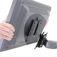 Ergotron Quick Release LCD Bracket - 178 mm - 132 mm - 46 mm - 500 g - VESA 100 x 100 mm - 75 x 75 mm