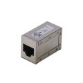 DIGITUS AT-AG8/8C6S - Modular Kupplung, 8P8C, 1:1 geschirmt CAT6, Metallgehäuse