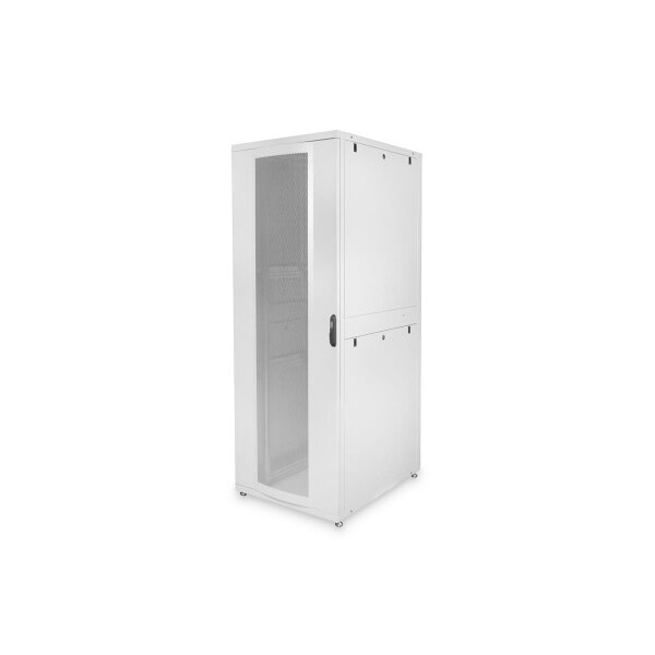 DIGITUS DN-19-SRV-47U-8-1 - 47HE Serverschrank, Unique, 2272x800x1000 mm perforierte Stahltüren, Farbe grau (RAL 7035)