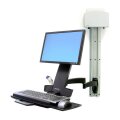 Ergotron 200 Series Combo Arm - 8,2 kg - 61 cm (24") - 75 x 75 mm - 100 x 100 mm - Schwarz