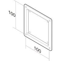 Neomounts FPMA-VESA100 VESA-Adapter 10-30" - Schwarz...