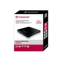 Transcend TS8XDVDS-K - Schwarz - DVD±R/RW - USB 2.0 - CD-R,DVD+R,DVD+R DL,DVD+RW,DVD-R,DVD-R DL,DVD-RAM,DVD-RW - 5 - 40 °C - 142,8 mm