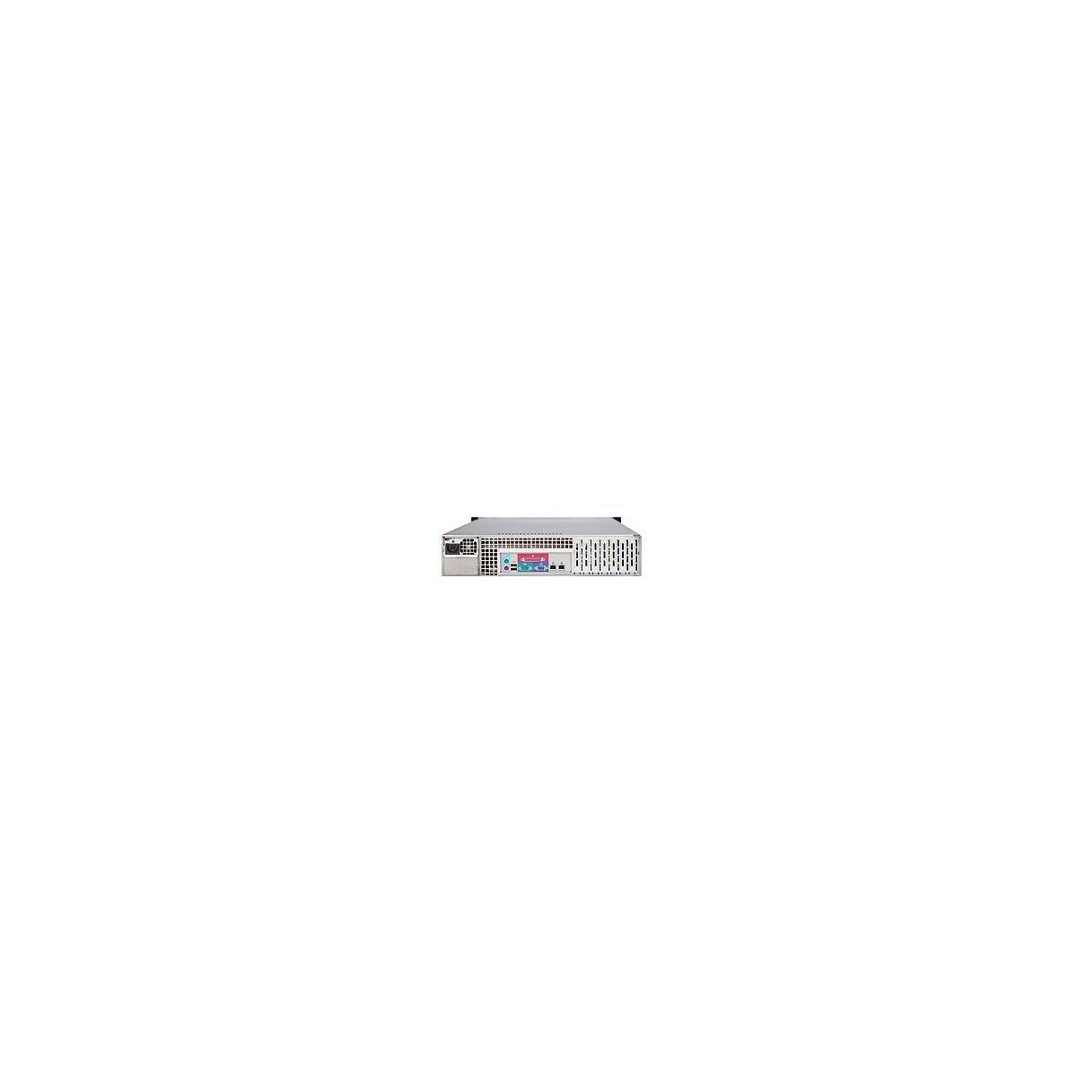 Supermicro SC825TQC-600LPB - Rack - Server - Schwarz - EATX - 2U - HDD - Netzwerk - Leistung - Stromausfall - System