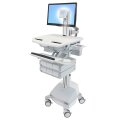Ergotron StyleView - Multimedia-Wagen - Aluminium - Grau - Weiß - Aluminium - Kunststoff - Zink Stahl - Flachbildschirm - 16,8 kg - 61 cm (24")