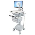 Ergotron StyleView - Multimedia-Wagen - Aluminium - Grau - Weiß - Aluminium - Kunststoff - Zink Stahl - Flachbildschirm - 15,9 kg - 61 cm (24")
