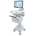 Ergotron StyleView - Multimedia-Wagen - Aluminium - Grau - Weiß - Aluminium - Kunststoff - Zink Stahl - Flachbildschirm - 17,3 kg - 61 cm (24")
