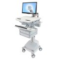 Ergotron StyleView - Multimedia-Wagen - Aluminium - Grau - Weiß - Aluminium - Kunststoff - Zink Stahl - Flachbildschirm - 17,3 kg - 61 cm (24")