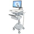 Ergotron StyleView - Multimedia-Wagen - Aluminium - Grau - Weiß - Aluminium - Kunststoff - Zink Stahl - Flachbildschirm - 15 kg - 61 cm (24")