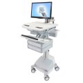 Ergotron StyleView - Multimedia-Wagen - Aluminium - Grau - Weiß - Aluminium - Kunststoff - Zink Stahl - Flachbildschirm - 17,7 kg - 61 cm (24")