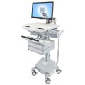 Ergotron StyleView - Multimedia-Wagen - Aluminium - Grau - Weiß - Aluminium - Kunststoff - Zink Stahl - Flachbildschirm - 15,9 kg - 61 cm (24")