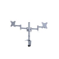 Neomounts by Newstar Flachbild Tischhalterung - Klemme /Bolzen - 9 kg - 25,4 cm (10 Zoll) - 68,6 cm (27 Zoll) - 100 x 100 mm - Silber