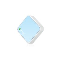 TP-LINK TL-WR802N - Wi-Fi 4 (802.11n) - Einzelband (2,4GHz) - Eingebauter Ethernet-Anschluss - Blau - Weiß - Tabletop-Router