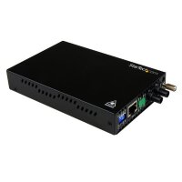 StarTech.com 10/100 Mbit/sLWL / Glasfaser Ethernet ST Medienkonverter - 2 km - 200 Mbit/s - 10Base-T - 100Base-FX - Schnelles Ethernet - 10,100 Mbit/s - Voll - Halb