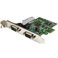 StarTech.com 2 Port PCI Express Seriell Karte mit 16C1050 UART - RS232 - PCIe - Seriell - Full-height / Low-profile - RS-232 - CE - FCC - Microsoft WHQL - SystemBase - SB16C1052PCI