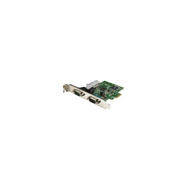 StarTech.com 2 Port PCI Express Seriell Karte mit 16C1050 UART - RS232 - PCIe - Seriell - Full-height / Low-profile - RS-232 - CE - FCC - Microsoft WHQL - SystemBase - SB16C1052PCI