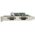 StarTech.com 2 Port PCI Express Seriell Karte mit 16C1050 UART - RS232 - PCIe - Seriell - Full-height / Low-profile - RS-232 - CE - FCC - Microsoft WHQL - SystemBase - SB16C1052PCI