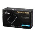 i-tec USB 3.0 Mysafe externes 3.5" - HDD-Gehäuse - 3.5 Zoll - SATA - Serial ATA II - Serial ATA III - 5 Gbit/s - USB Anschluss - Schwarz - Metallisch